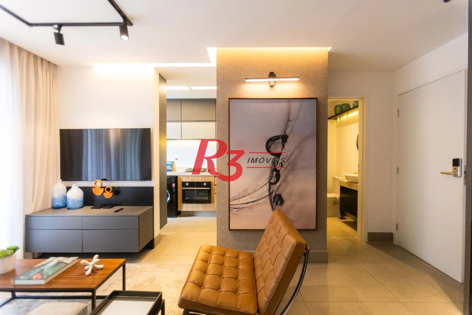 Apartamento com 1 dormitório à venda, 54 m² por R$ 954.000,00 - Boqueirão - Santos/SP