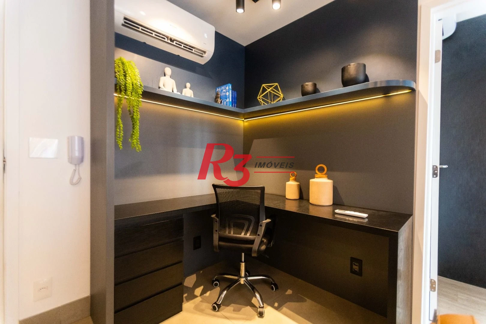 Apartamento com 1 dormitório à venda, 54 m² por R$ 954.000,00 - Boqueirão - Santos/SP