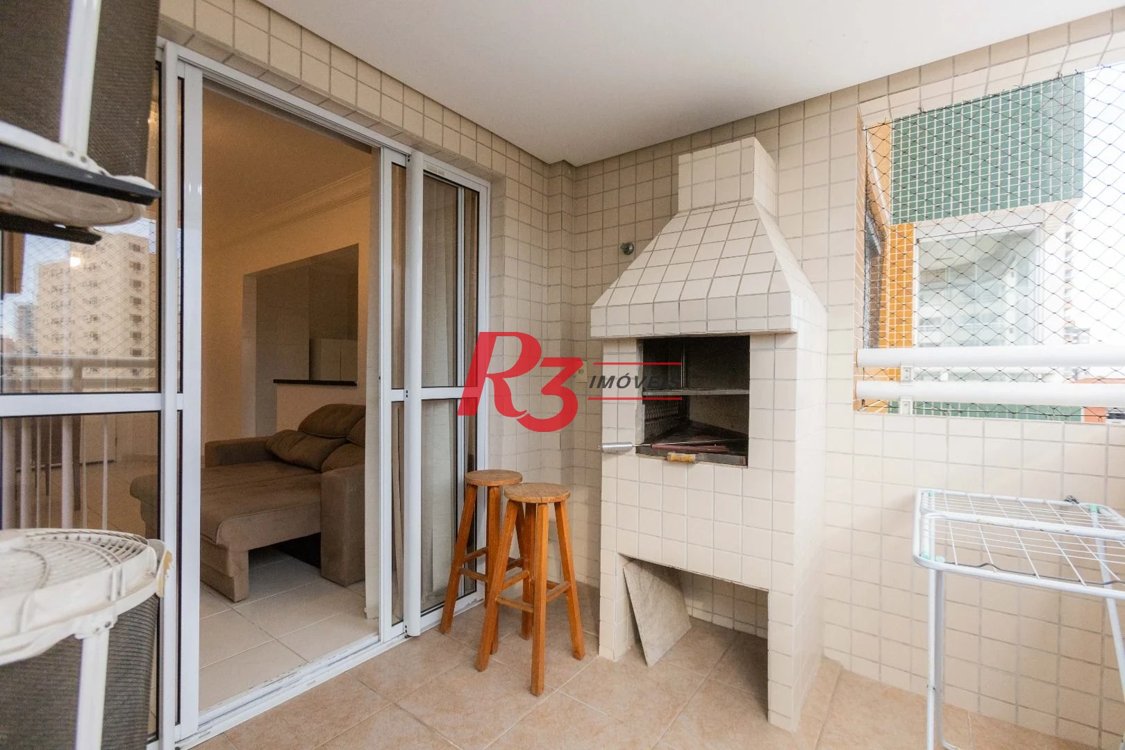 Apartamento com 1 dormitório para alugar, 56 m² por R$ 3.800,02/mês - Ponta da Praia - Santos/SP