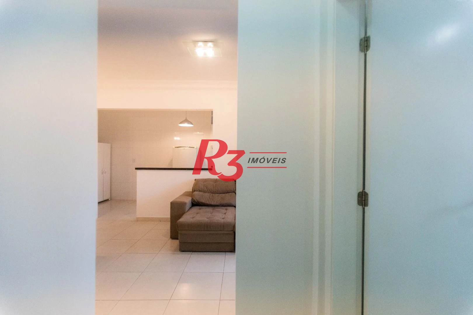 Apartamento com 1 dormitório para alugar, 56 m² por R$ 3.800,02/mês - Ponta da Praia - Santos/SP