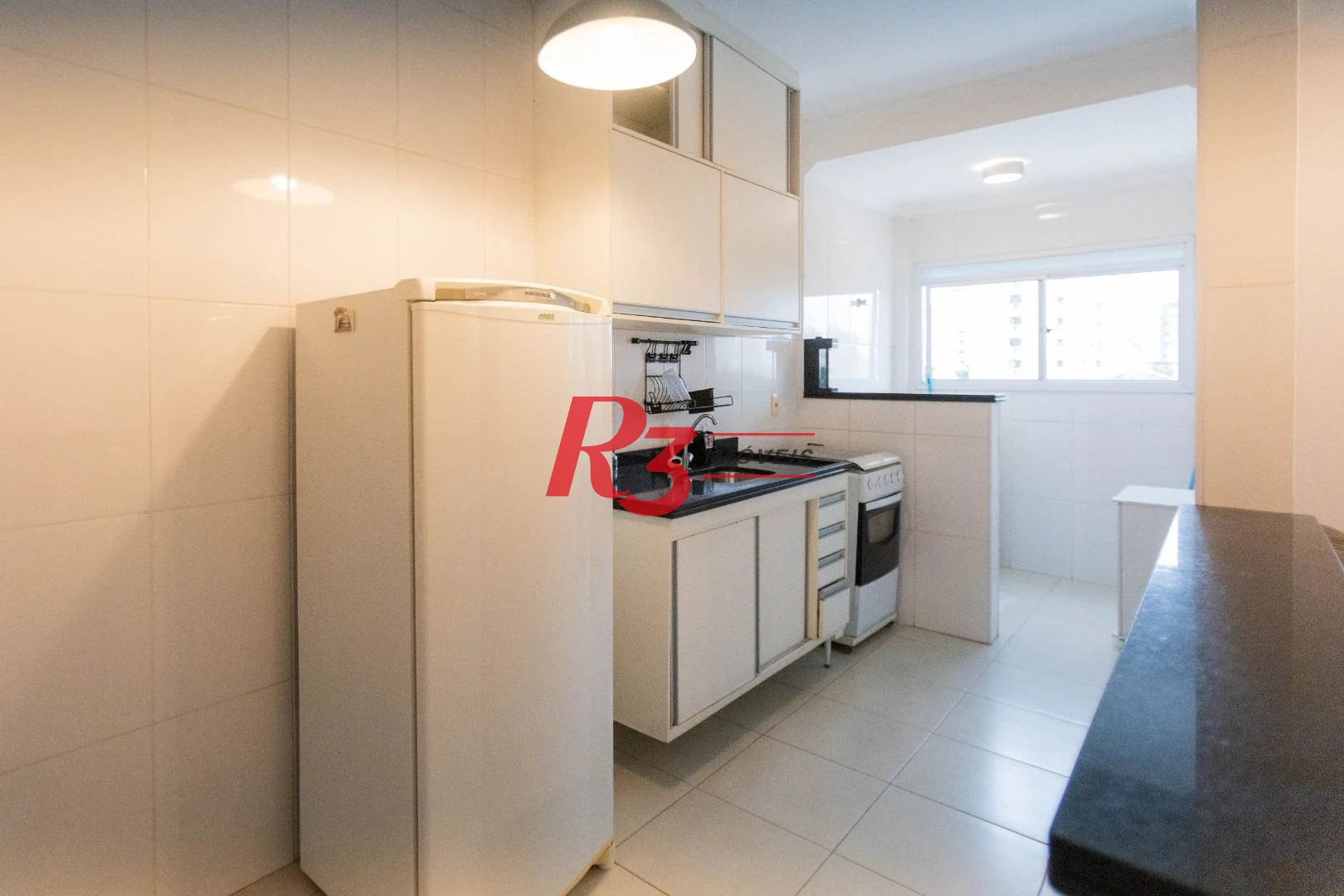 Apartamento com 1 dormitório para alugar, 56 m² por R$ 3.800,02/mês - Ponta da Praia - Santos/SP