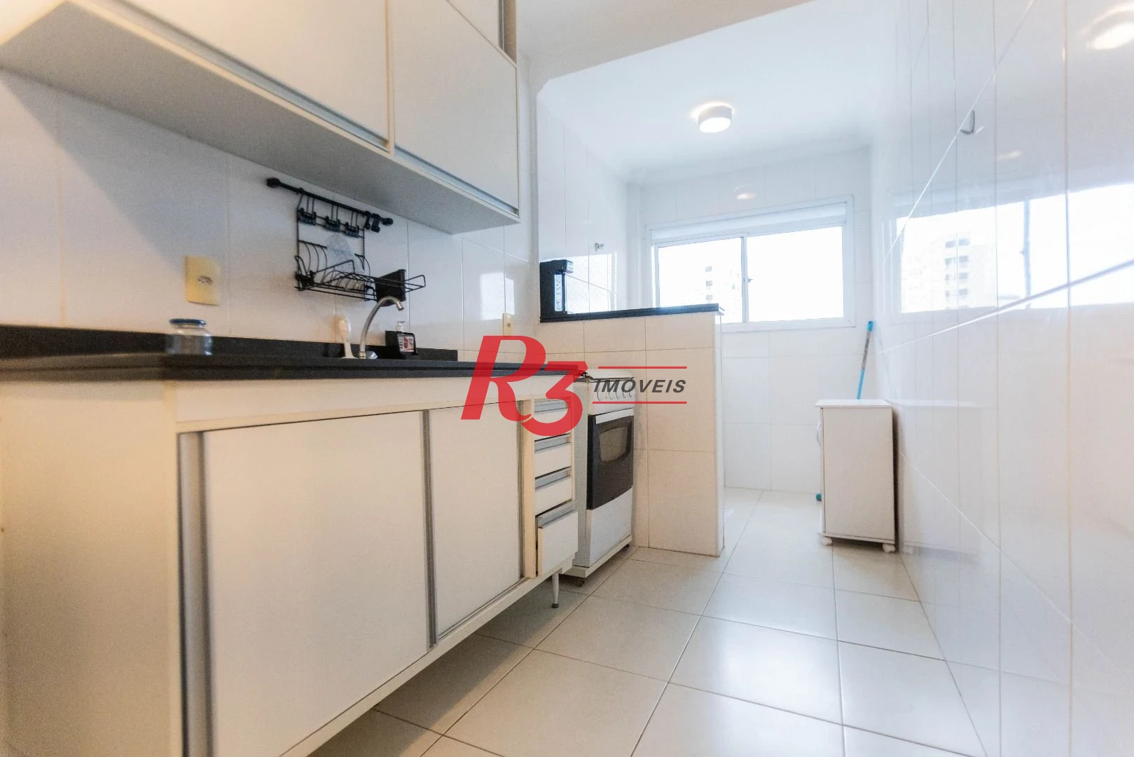 Apartamento com 1 dormitório para alugar, 56 m² por R$ 3.800,02/mês - Ponta da Praia - Santos/SP
