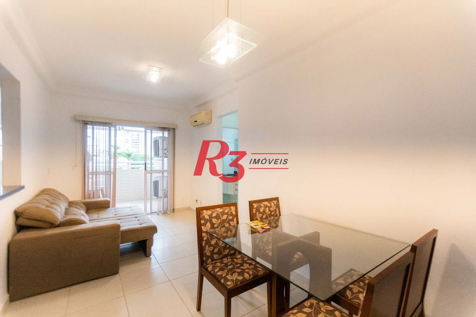 Apartamento com 1 dormitório para alugar, 56 m² por R$ 3.800,02/mês - Ponta da Praia - Santos/SP