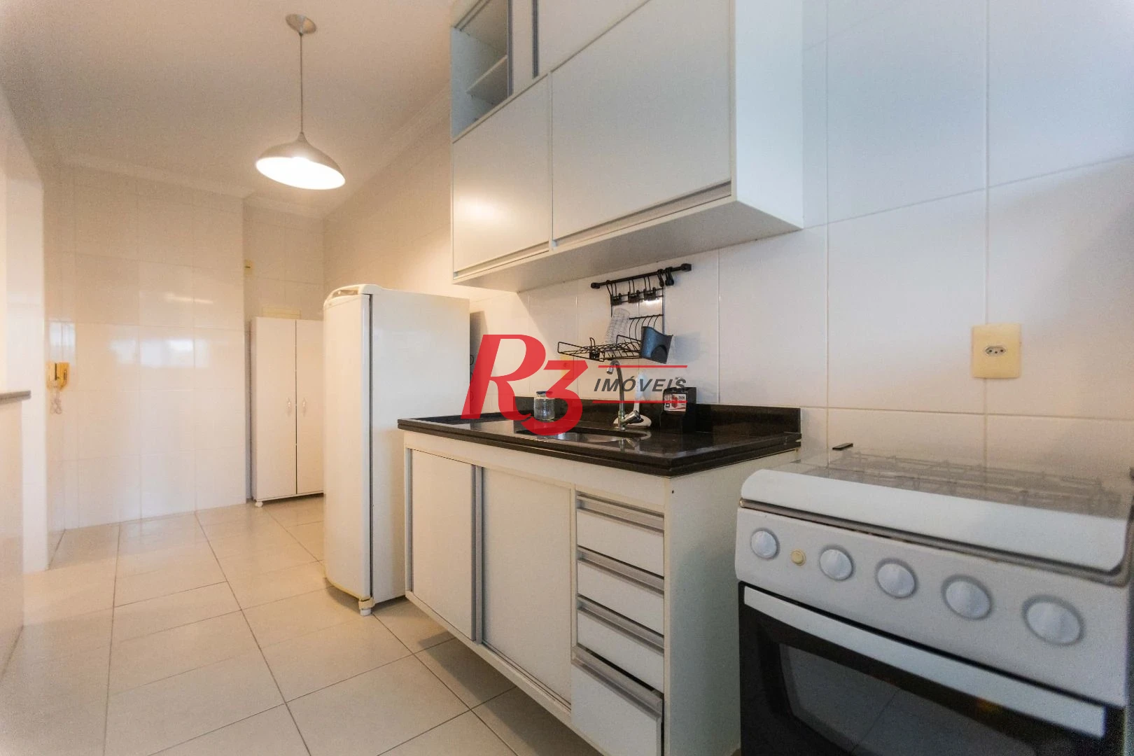 Apartamento com 1 dormitório para alugar, 56 m² por R$ 3.800,02/mês - Ponta da Praia - Santos/SP