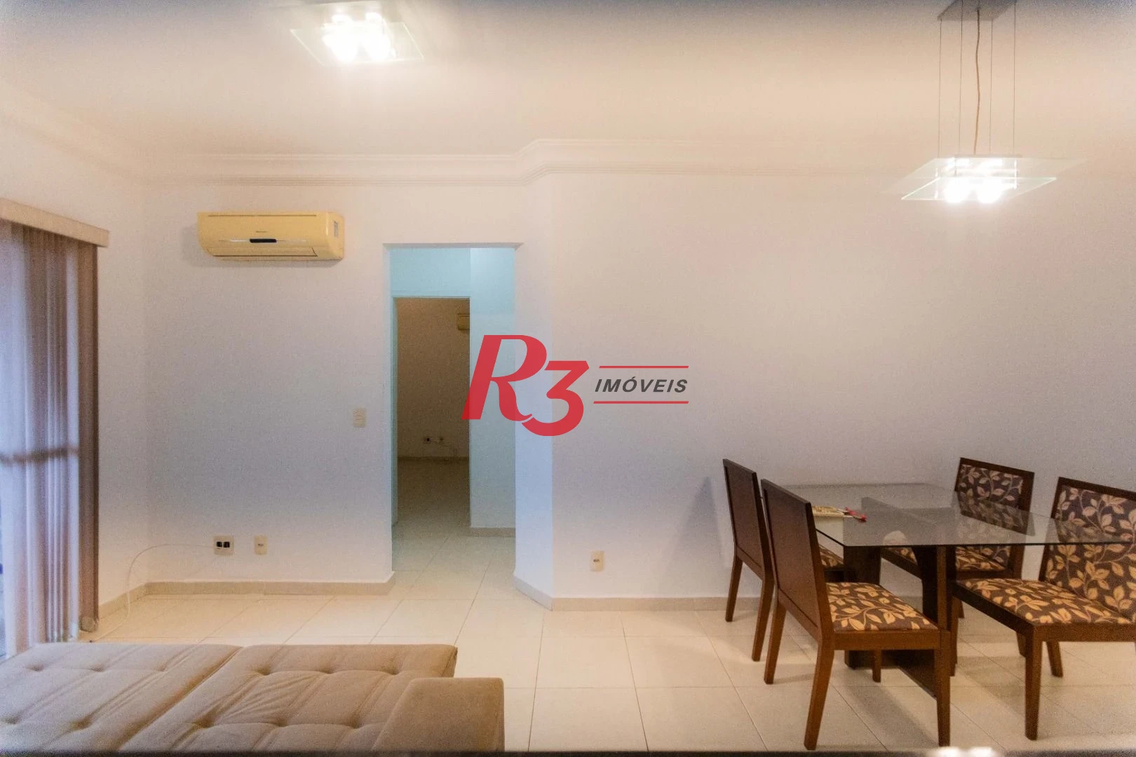 Apartamento com 1 dormitório para alugar, 56 m² por R$ 3.800,02/mês - Ponta da Praia - Santos/SP
