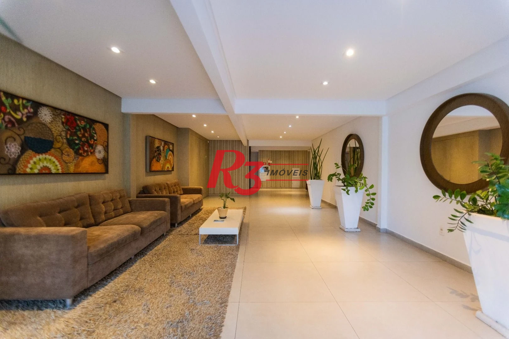 Apartamento com 1 dormitório para alugar, 56 m² por R$ 3.800,02/mês - Ponta da Praia - Santos/SP