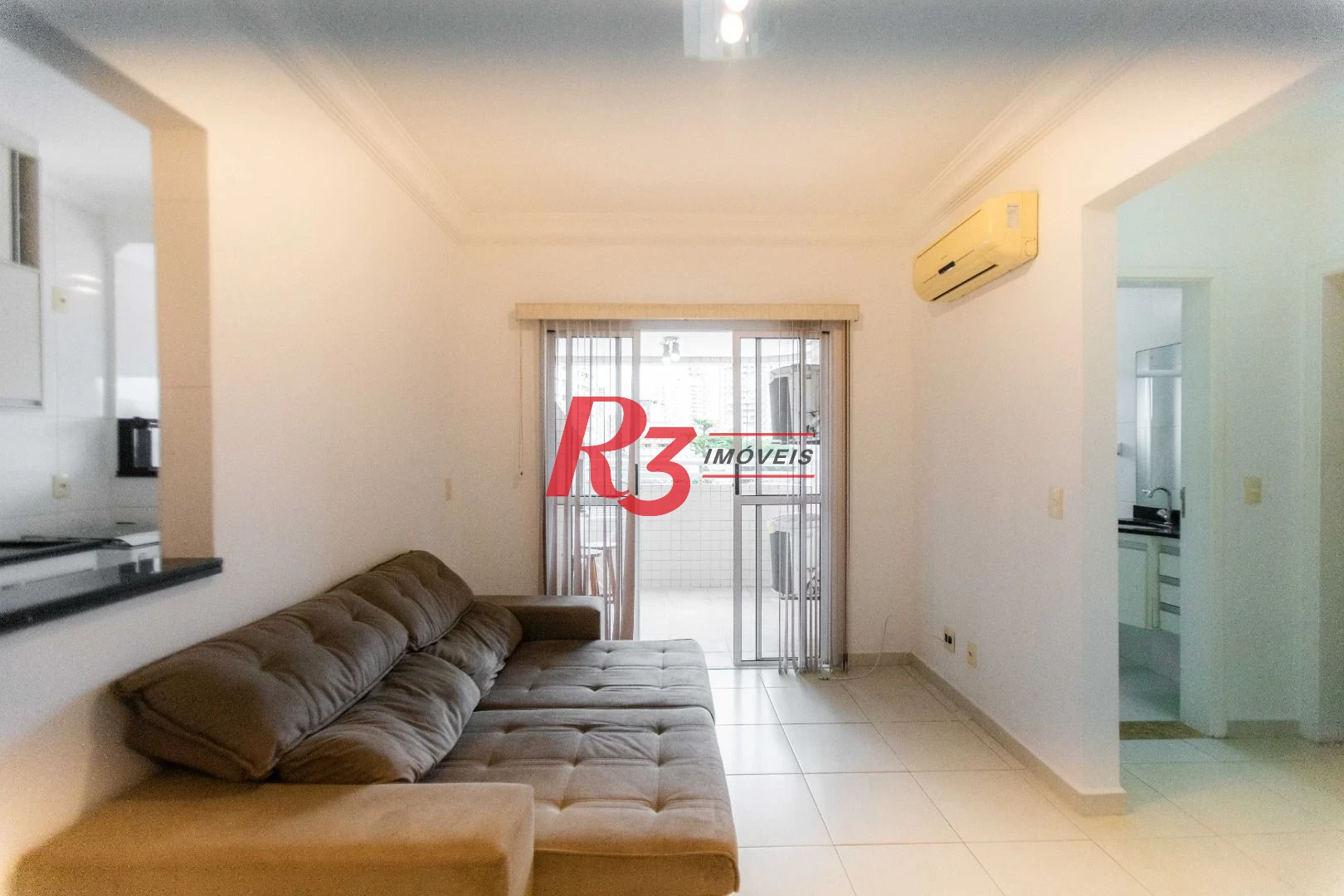Apartamento com 1 dormitório para alugar, 56 m² por R$ 3.800,02/mês - Ponta da Praia - Santos/SP