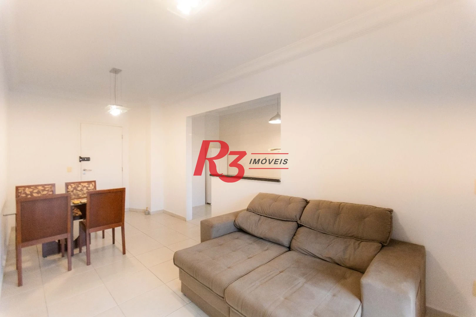Apartamento com 1 dormitório para alugar, 56 m² por R$ 3.800,02/mês - Ponta da Praia - Santos/SP