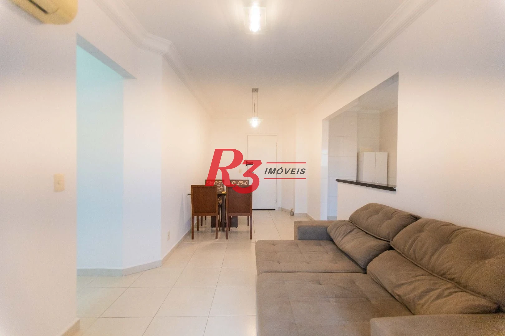 Apartamento com 1 dormitório para alugar, 56 m² por R$ 3.800,02/mês - Ponta da Praia - Santos/SP