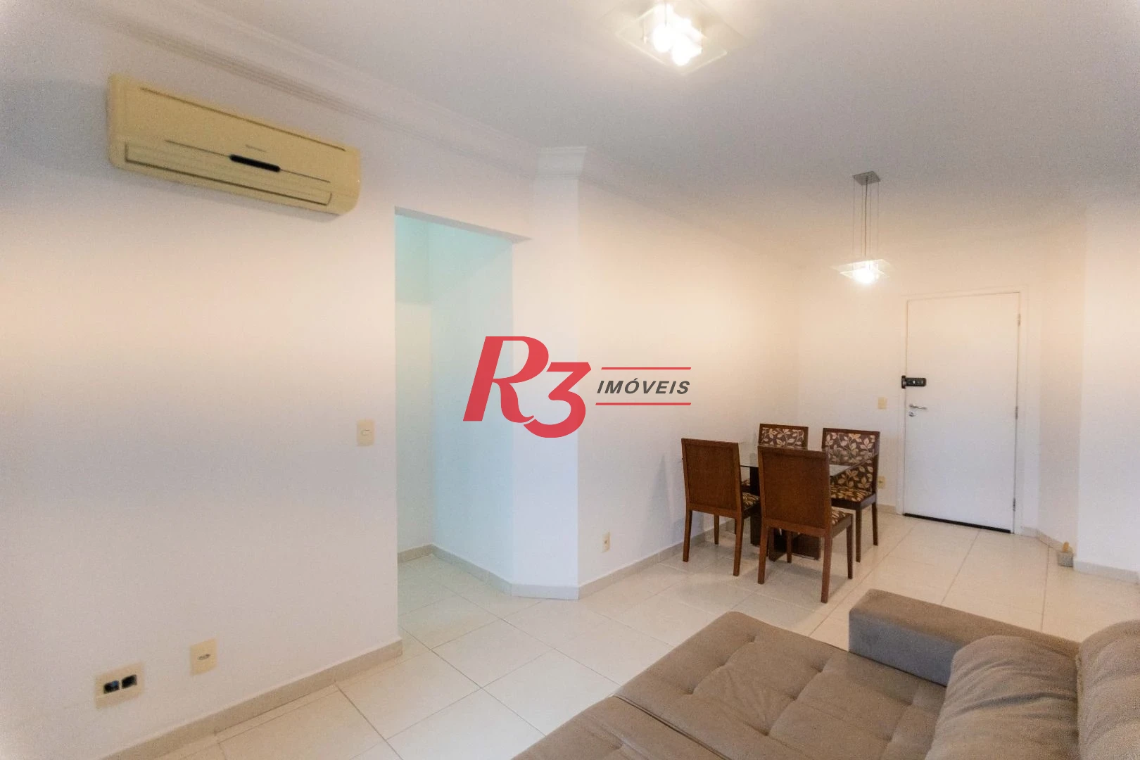 Apartamento com 1 dormitório para alugar, 56 m² por R$ 3.800,02/mês - Ponta da Praia - Santos/SP