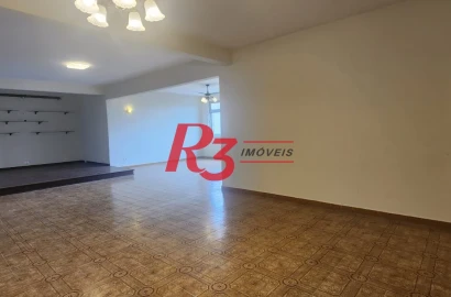 Apartamento com 3 dormitórios à venda, 172 m² por R$ 960.000,00 - Embaré - Santos/SP