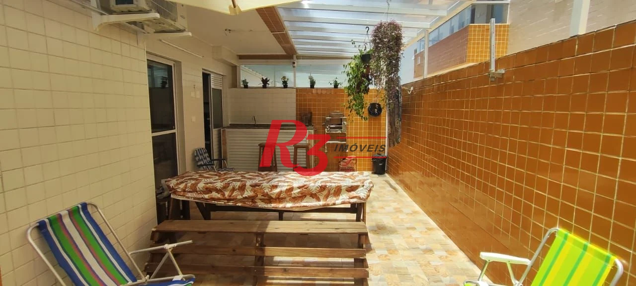 Apartamento Garden com 2 dormitórios à venda, 75 m² por R$ 692.000,00 - Boqueirão - Praia Grande/SP