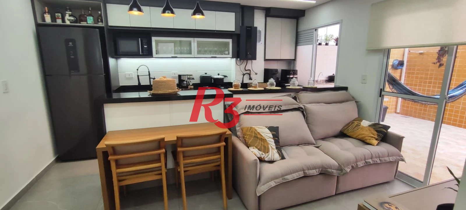Apartamento Garden com 2 dormitórios à venda, 75 m² por R$ 692.000,00 - Boqueirão - Praia Grande/SP
