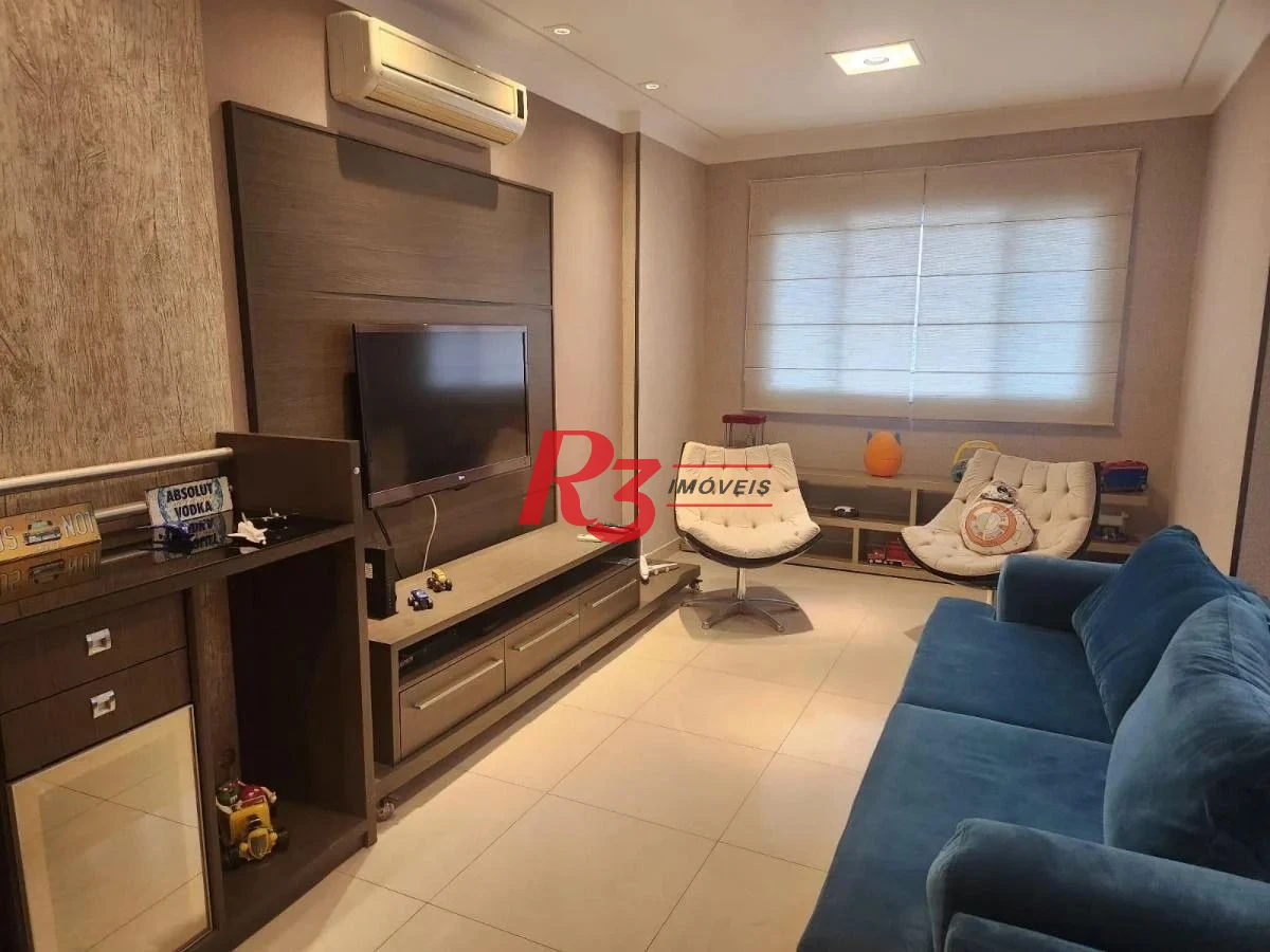 Apartamento com 4 dormitórios à venda, 166 m² por R$ 2.635.000,00 - Pompéia - Santos/SP