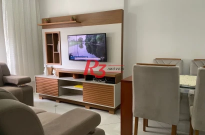 Apartamento com 1 dormitório à venda, 57 m² por R$ 365.000,00 - Aparecida - Santos/SP