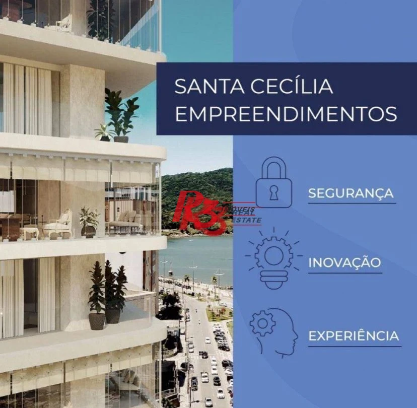 Apartamento Garden com 4 dormitórios à venda, 501 m² por R$ 13.900.000,00 - Ponta da Praia - Santos/SP