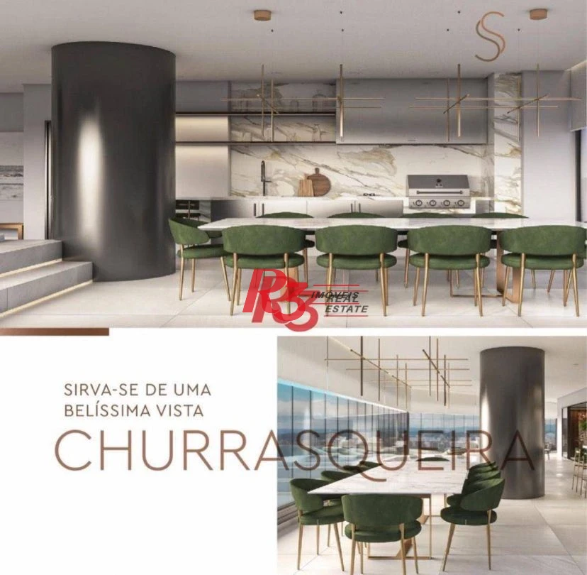 Apartamento Garden com 4 dormitórios à venda, 501 m² por R$ 13.900.000,00 - Ponta da Praia - Santos/SP
