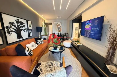 Apartamento com 2 dormitórios à venda, 114 m² por R$ 1.915.000,00 - Pompéia - Santos/SP