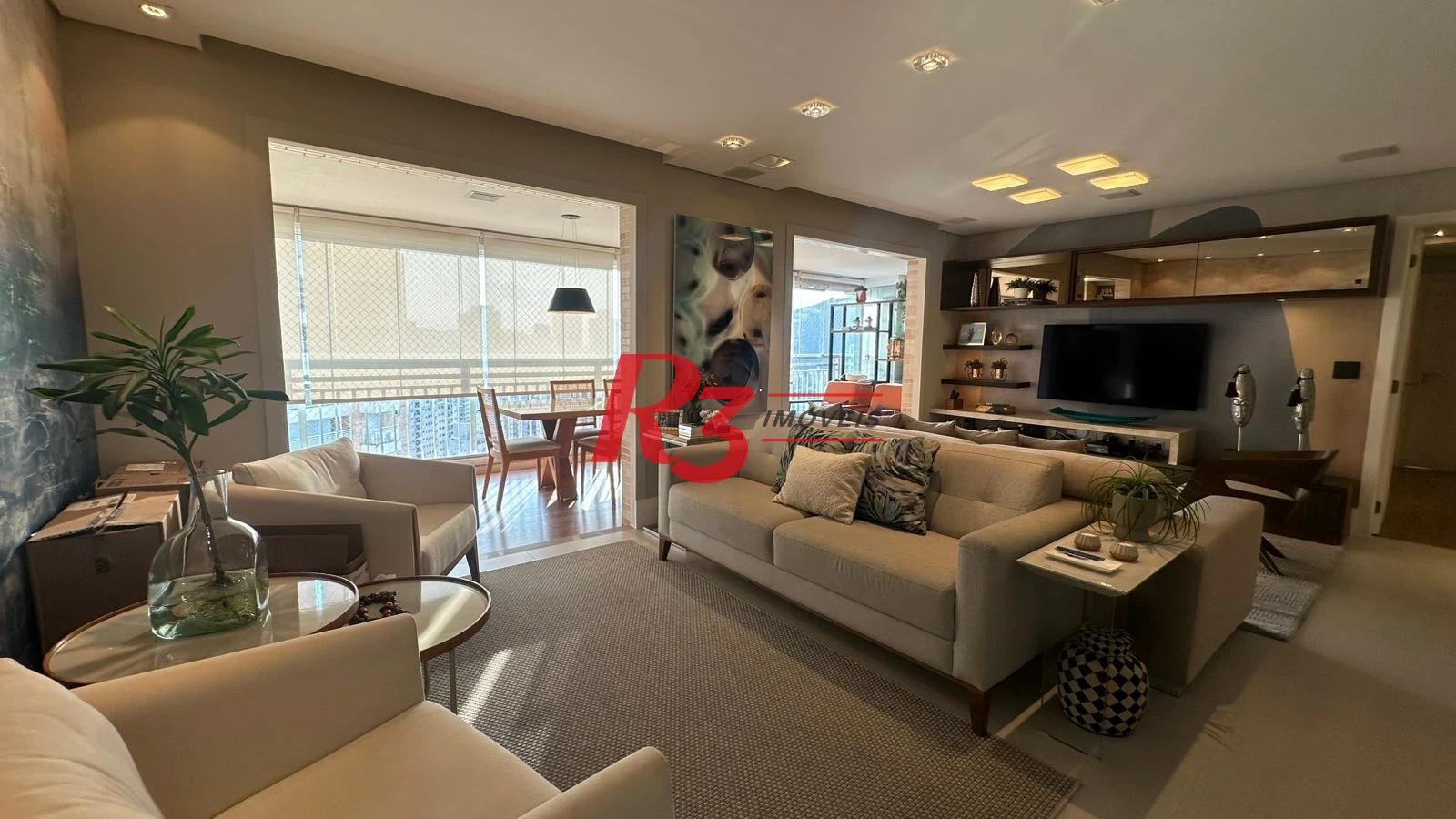 Apartamento com 3 dormitórios à venda, 159 m² por R$ 2.500.000,00 - Gonzaga - Santos/SP