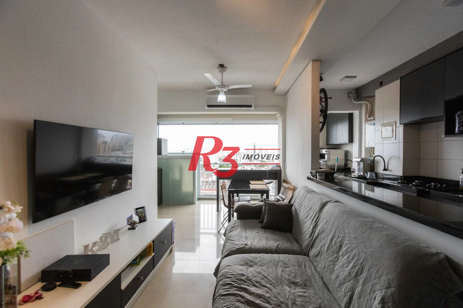 Apartamento à venda, 52 m² por R$ 450.000,00 - Vila Matias - Santos/SP