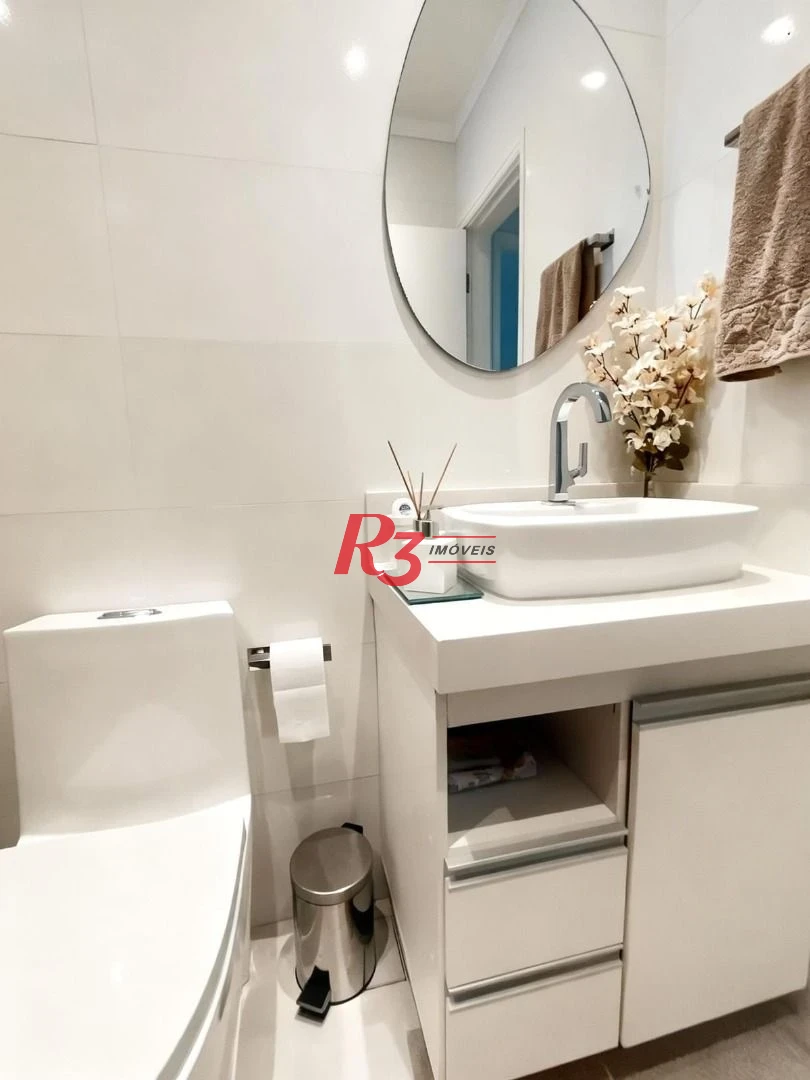 Apartamento com 2 dormitórios à venda, 120 m² por R$ 650.000,00 - Marapé - Santos/SP