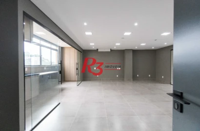 Sala para alugar, 80 m² por R$ 4.000,02/mês - Centro - Santos/SP