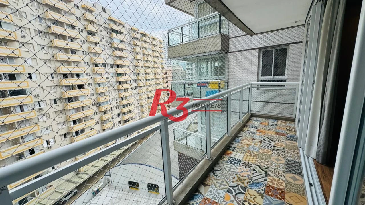 Apartamento com 1 dormitório para alugar, 54 m² por R$ 5.500,02/mês - Pompéia - Santos/SP