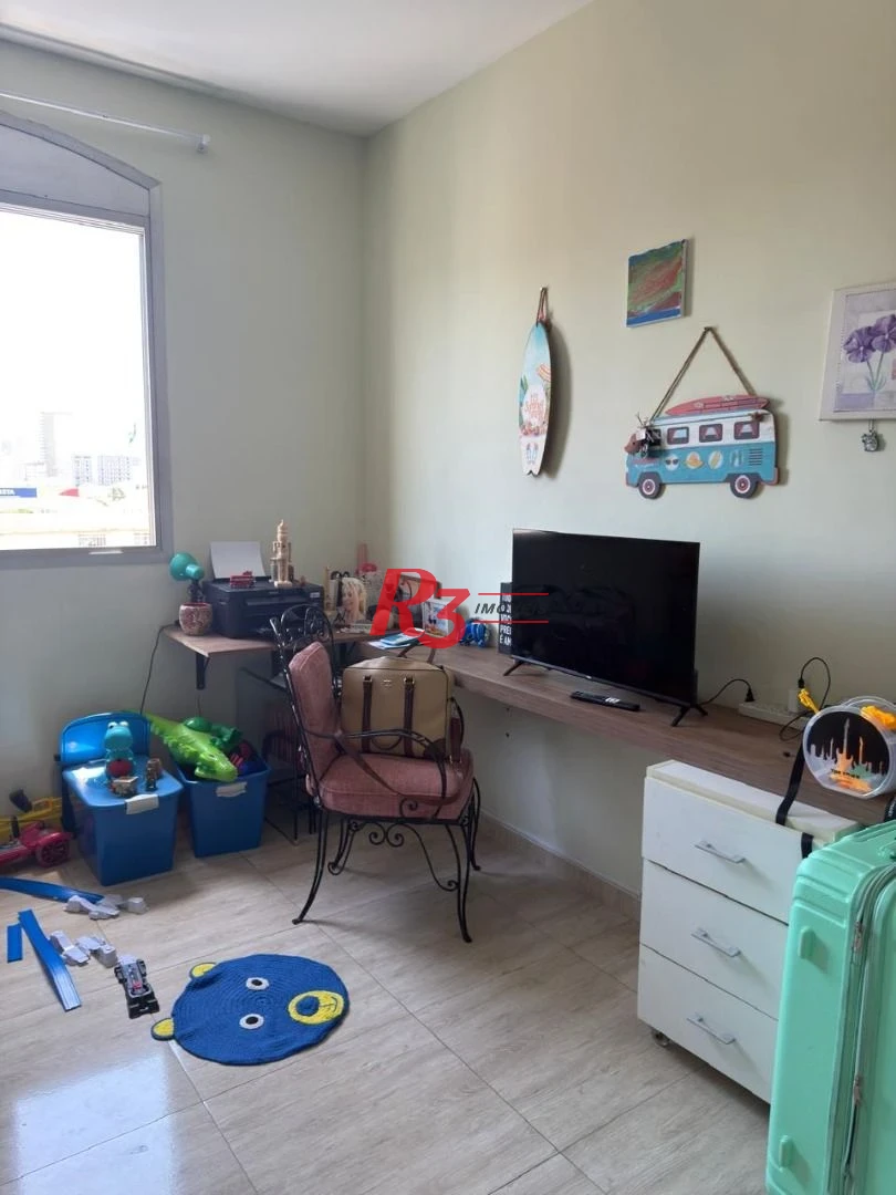 Apartamento com 3 dormitórios à venda, 111 m² por R$ 695.000,00 - Gonzaga - Santos/SP