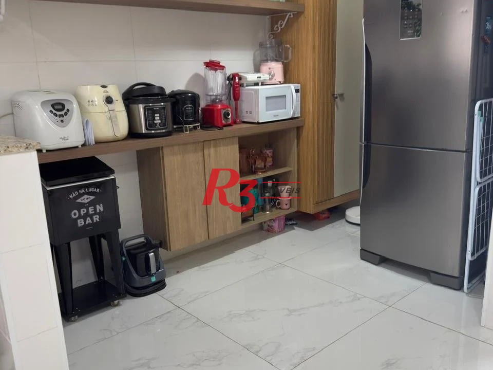 Apartamento com 3 dormitórios à venda, 111 m² por R$ 695.000,00 - Gonzaga - Santos/SP