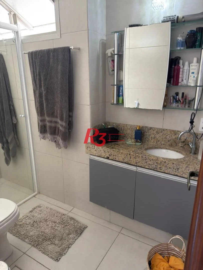 Apartamento com 3 dormitórios à venda, 111 m² por R$ 695.000,00 - Gonzaga - Santos/SP