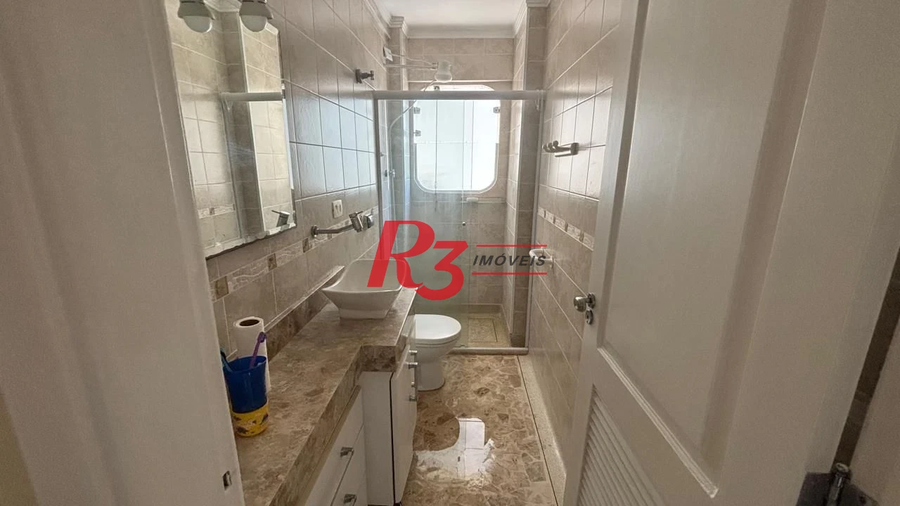 Apartamento com 3 dormitórios para alugar, 120 m² por R$ 9.310,00/mês - Ponta da Praia - Santos/SP