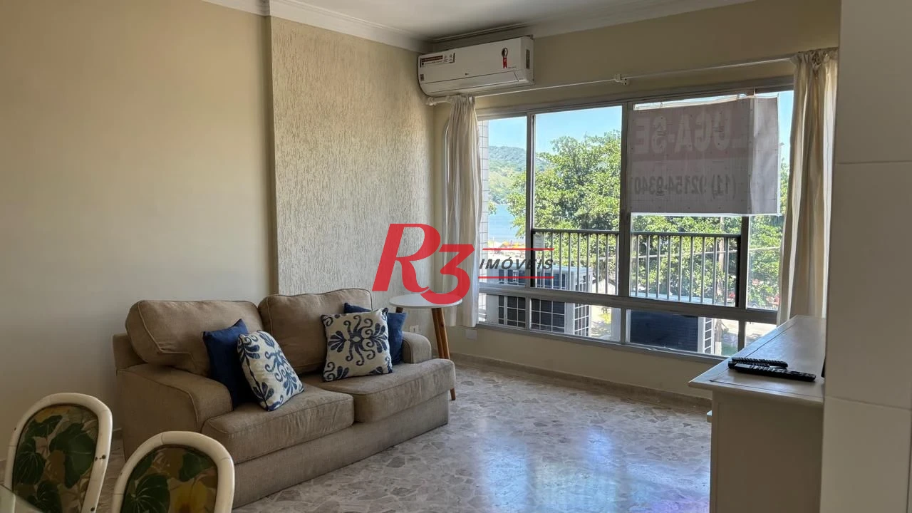 Apartamento com 3 dormitórios para alugar, 120 m² por R$ 9.310,00/mês - Ponta da Praia - Santos/SP