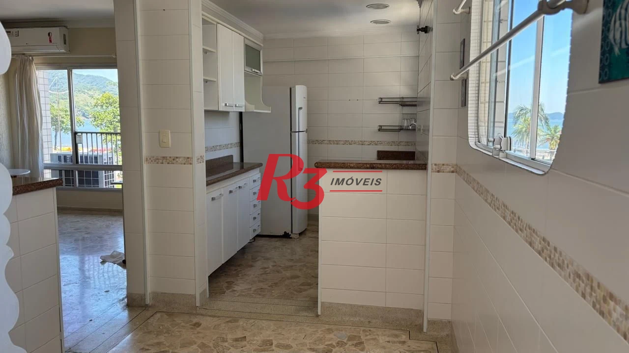 Apartamento com 3 dormitórios para alugar, 120 m² por R$ 9.310,00/mês - Ponta da Praia - Santos/SP