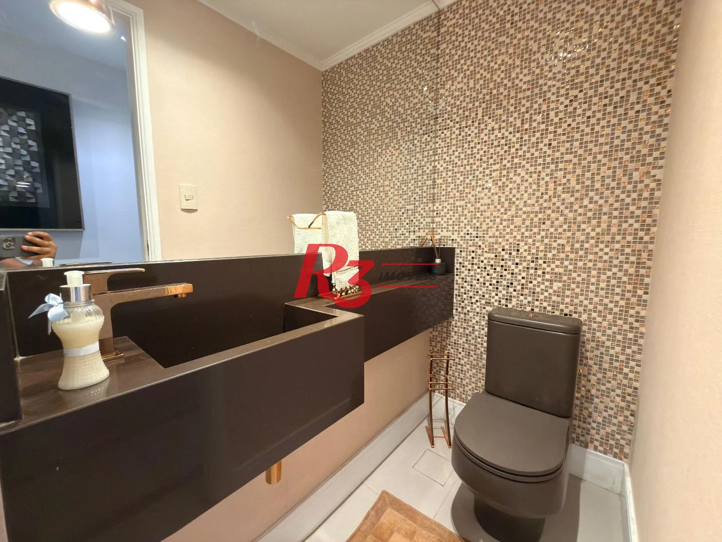 Apartamento com 3 dormitórios à venda, 122 m² por R$ 1.350.000,00 - Pompéia - Santos/SP