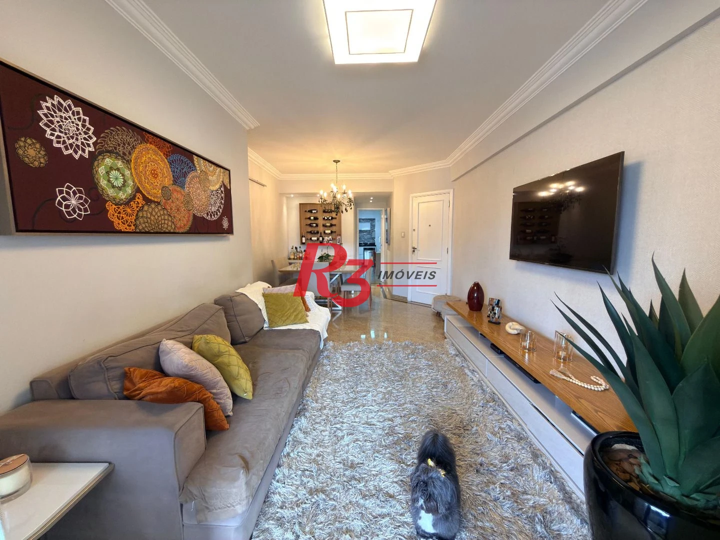 Apartamento com 3 dormitórios à venda, 122 m² por R$ 1.350.000,00 - Pompéia - Santos/SP