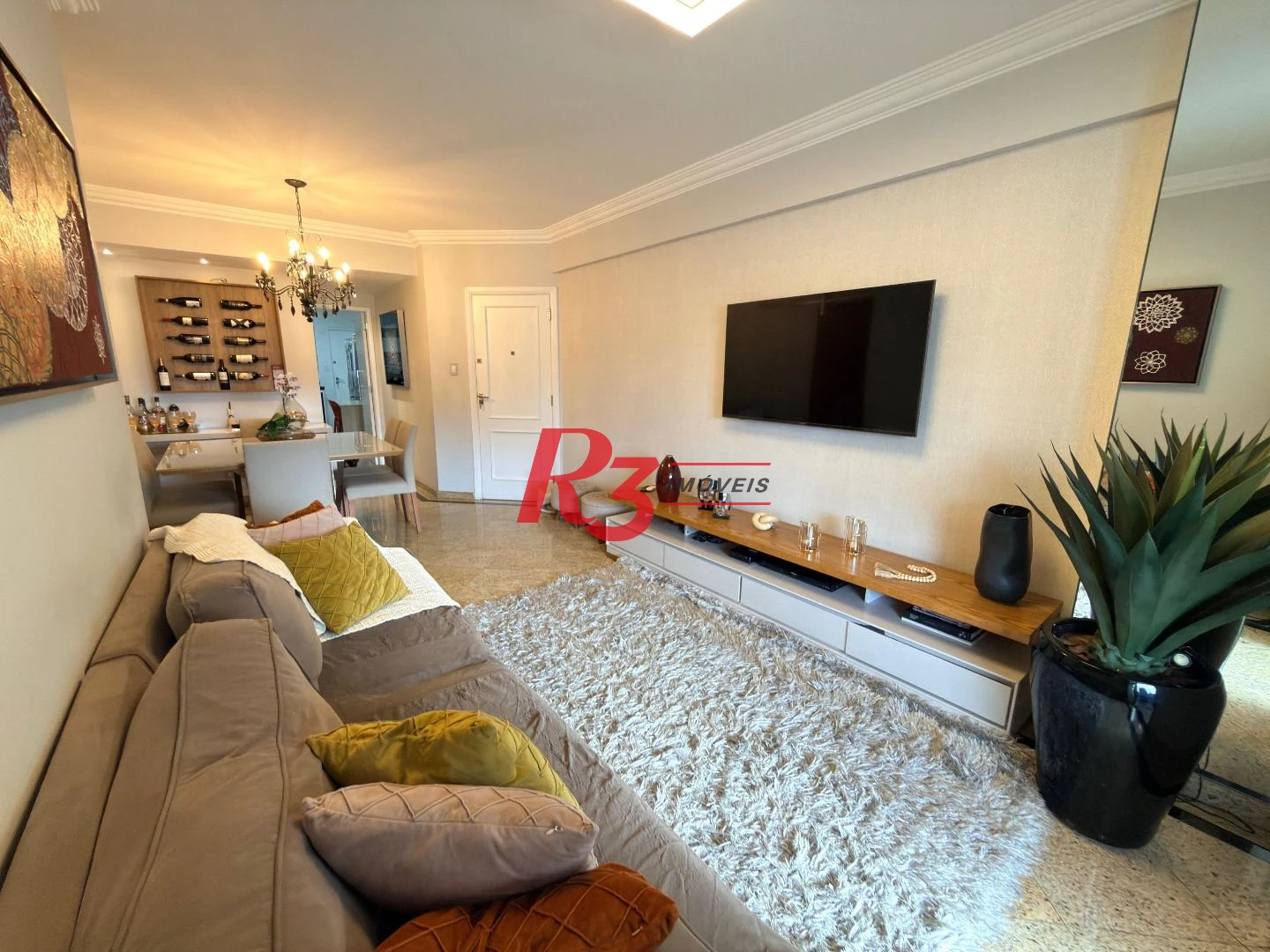 Apartamento com 3 dormitórios à venda, 122 m² por R$ 1.350.000,00 - Pompéia - Santos/SP