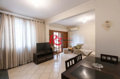 Apartamento com 3 dormitórios para alugar, 100 m² por R$ 4.500,02/mês - José Menino - Santos/SP