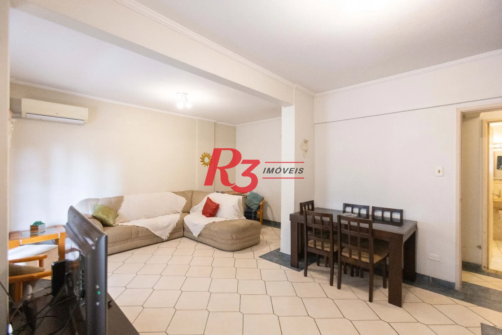Apartamento com 3 dormitórios para alugar, 100 m² por R$ 4.500,02/mês - José Menino - Santos/SP