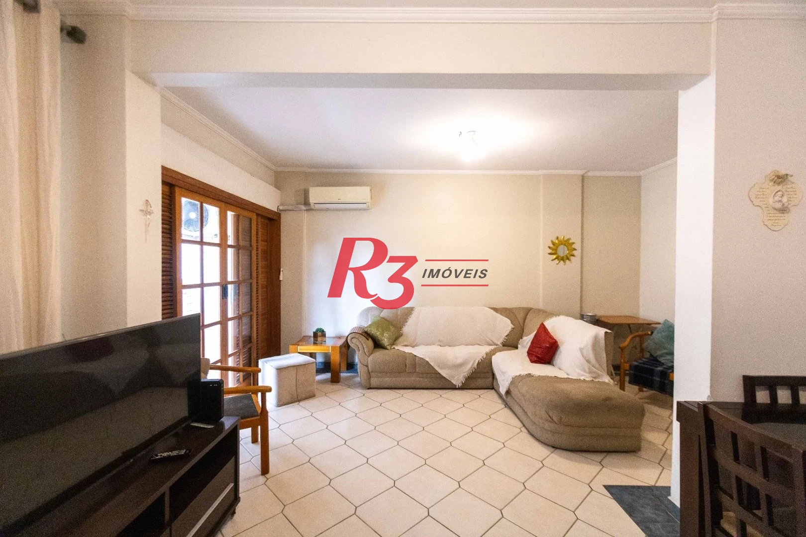 Apartamento com 3 dormitórios para alugar, 100 m² por R$ 4.500,02/mês - José Menino - Santos/SP