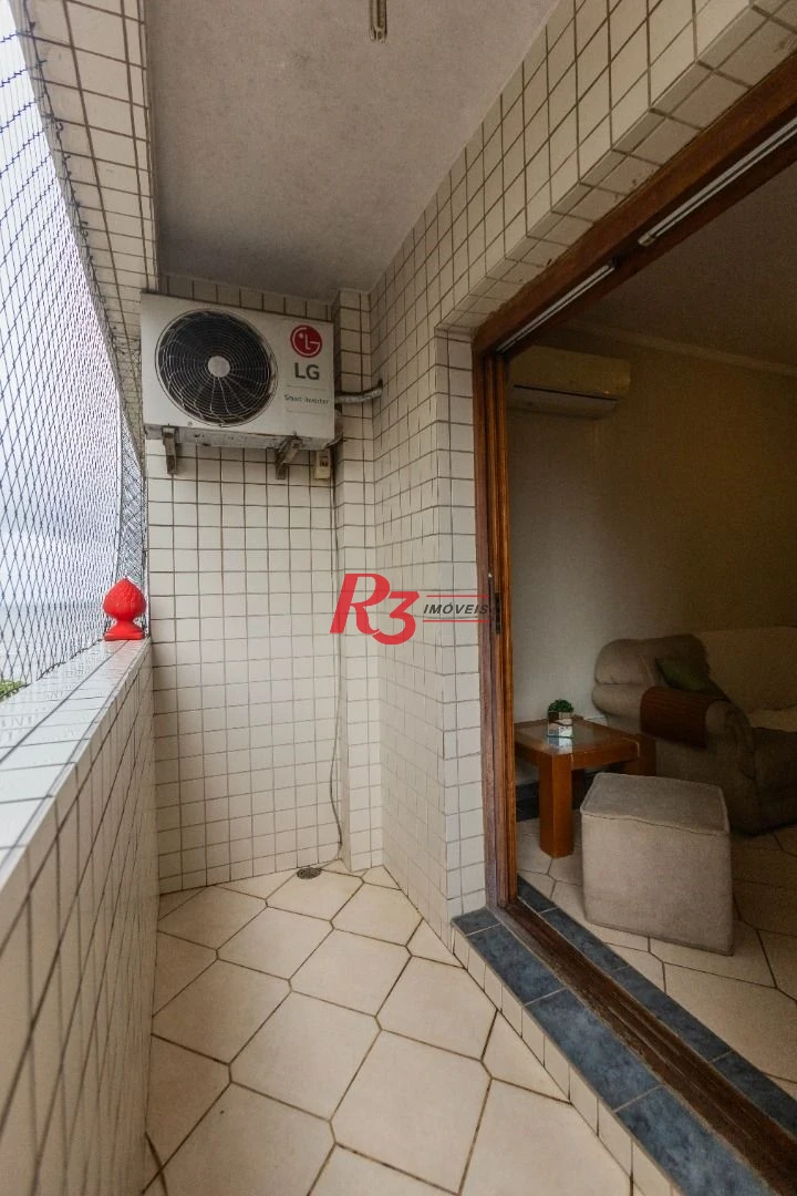 Apartamento com 3 dormitórios para alugar, 100 m² por R$ 4.500,02/mês - José Menino - Santos/SP