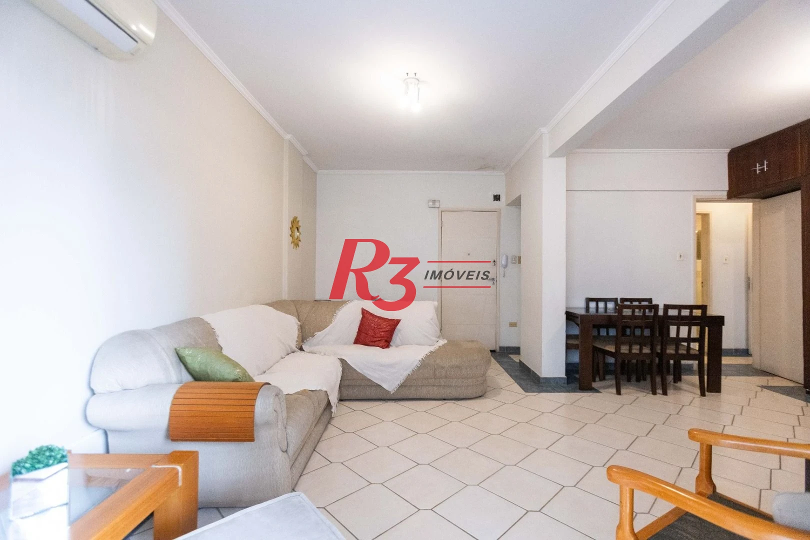 Apartamento com 3 dormitórios para alugar, 100 m² por R$ 4.500,02/mês - José Menino - Santos/SP