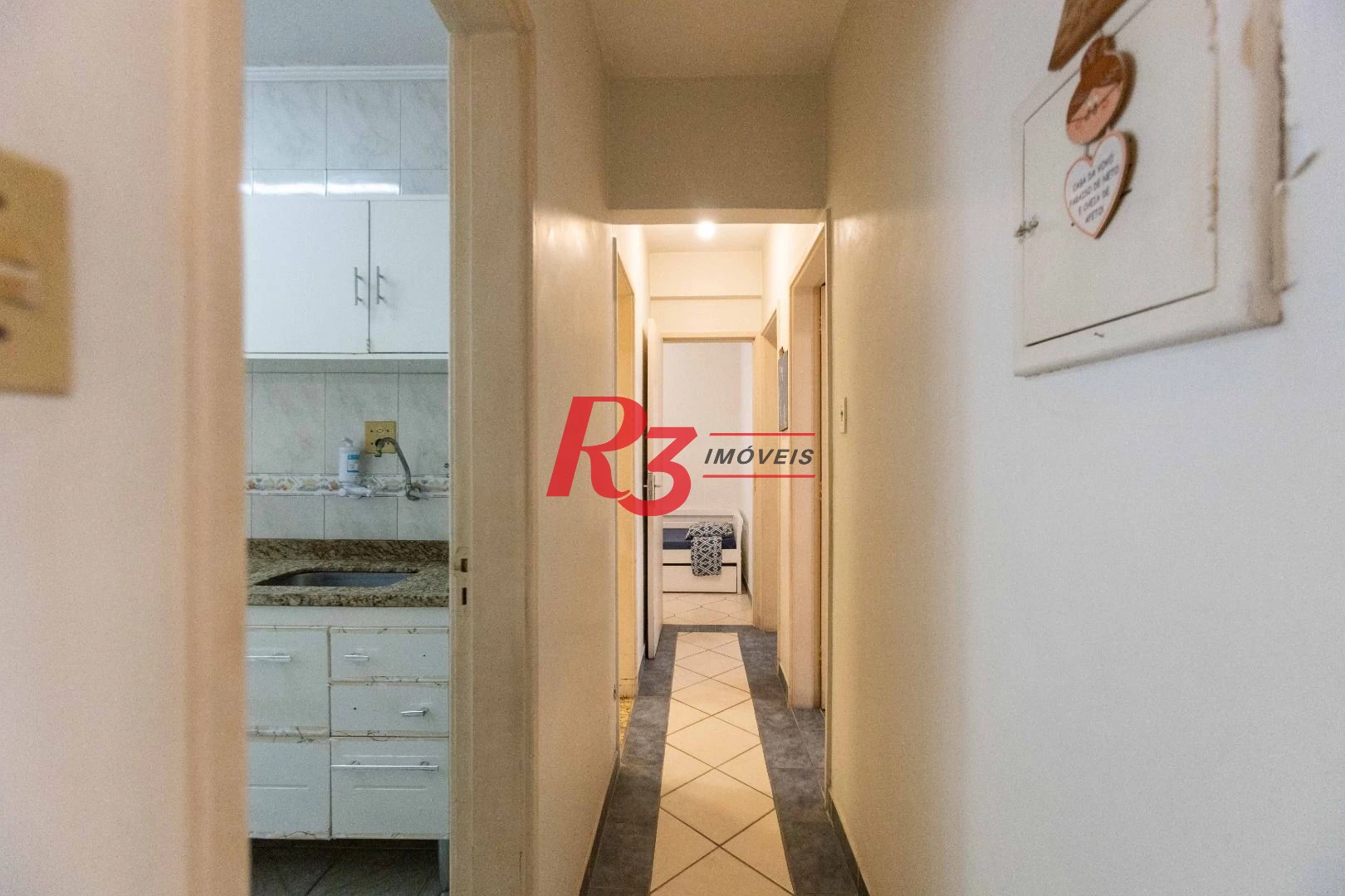 Apartamento com 3 dormitórios para alugar, 100 m² por R$ 4.500,02/mês - José Menino - Santos/SP