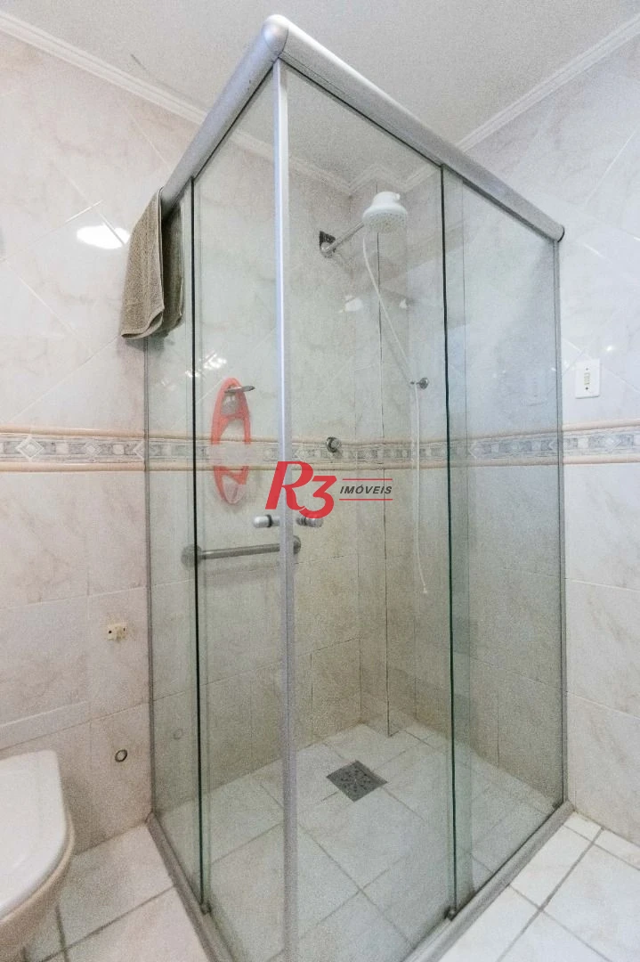 Apartamento com 3 dormitórios para alugar, 100 m² por R$ 4.500,02/mês - José Menino - Santos/SP