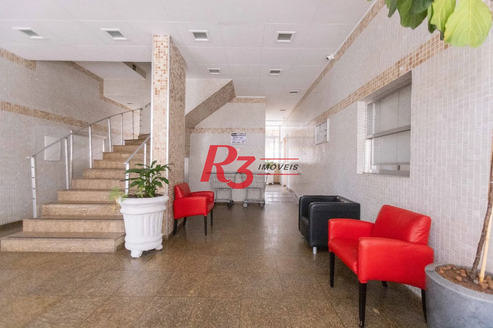 Apartamento com 3 dormitórios para alugar, 100 m² por R$ 4.500,02/mês - José Menino - Santos/SP