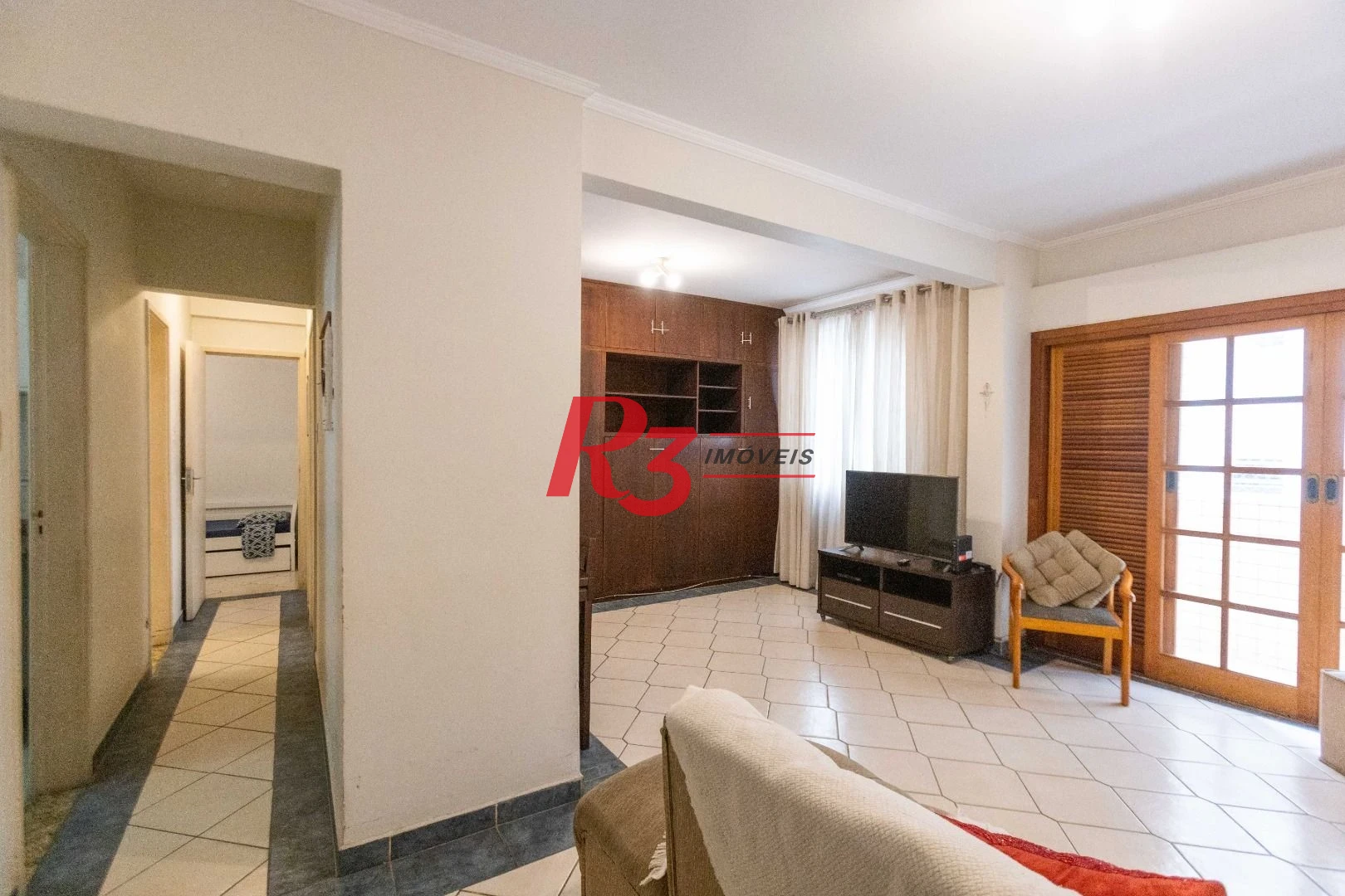 Apartamento com 3 dormitórios para alugar, 100 m² por R$ 4.500,02/mês - José Menino - Santos/SP