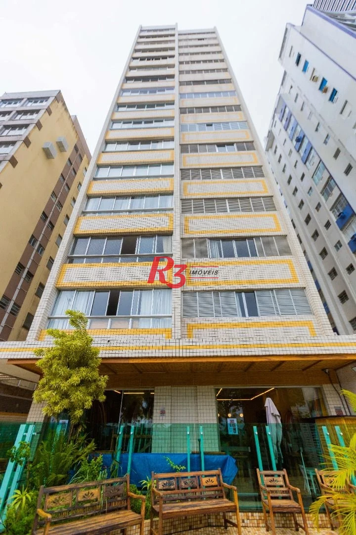Apartamento com 3 dormitórios para alugar, 100 m² por R$ 4.500,02/mês - José Menino - Santos/SP
