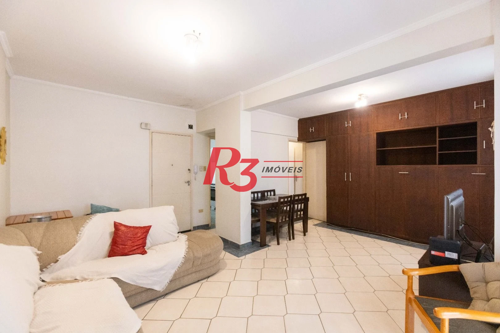 Apartamento com 3 dormitórios para alugar, 100 m² por R$ 4.500,02/mês - José Menino - Santos/SP
