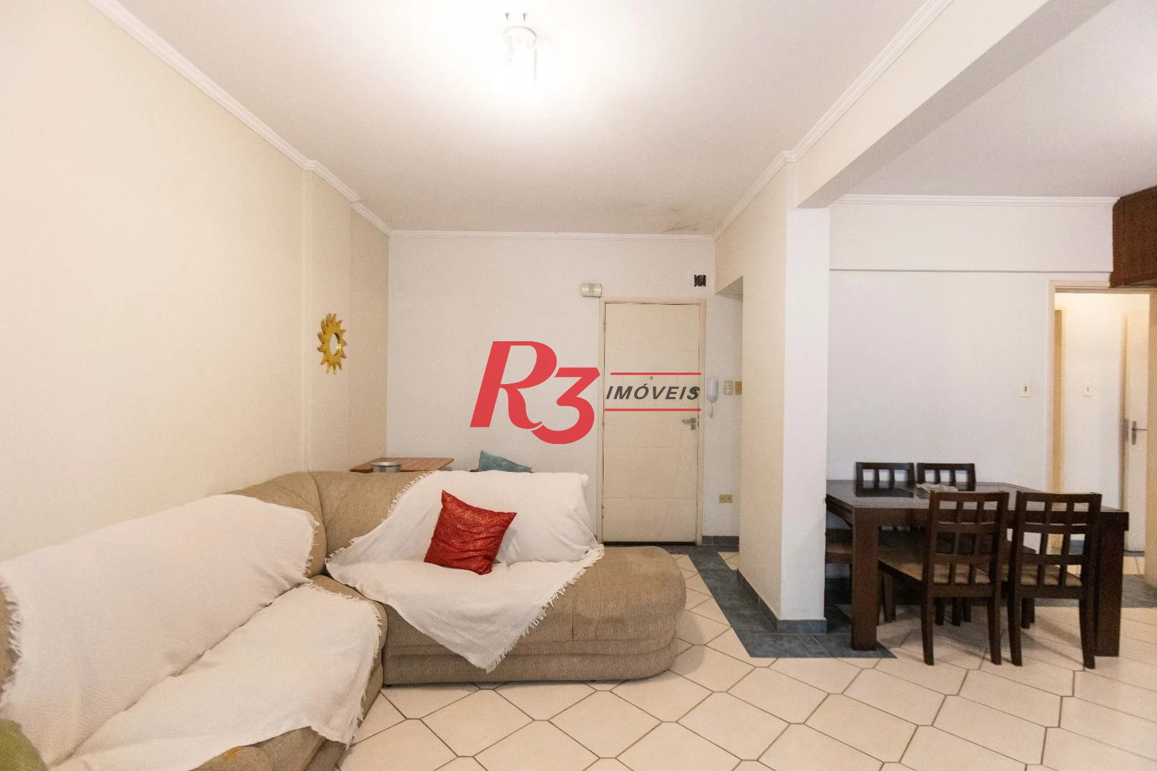 Apartamento com 3 dormitórios para alugar, 100 m² por R$ 4.500,02/mês - José Menino - Santos/SP