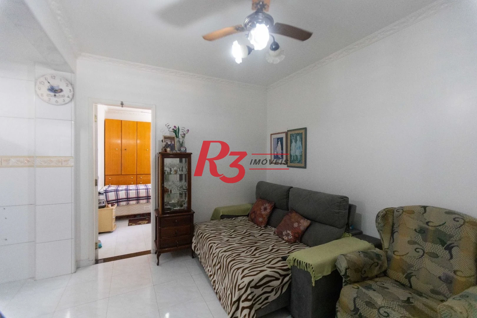 Apartamento com 1 dormitório à venda, 45 m² por R$ 390.000,00 - José Menino - Santos/SP