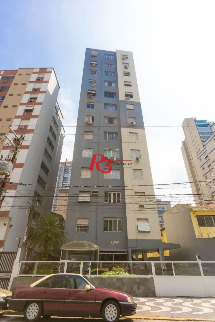 Apartamento com 1 dormitório à venda, 45 m² por R$ 390.000,00 - José Menino - Santos/SP